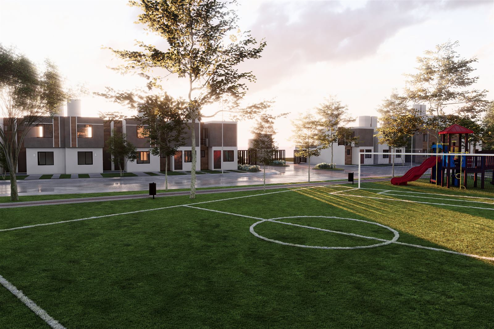 Cancha de fútbol de Privada Lanka